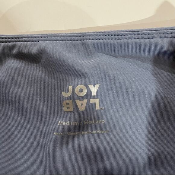 Joy Lab Light Blue High Rise Perforated Cropped Leggings Size M - Picture 7 of 11